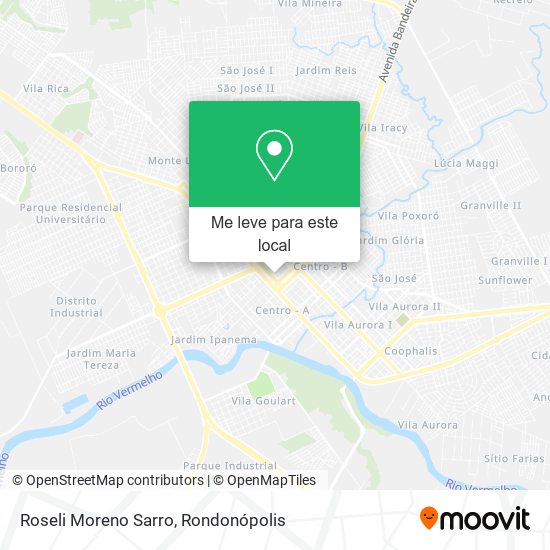 Roseli Moreno Sarro mapa