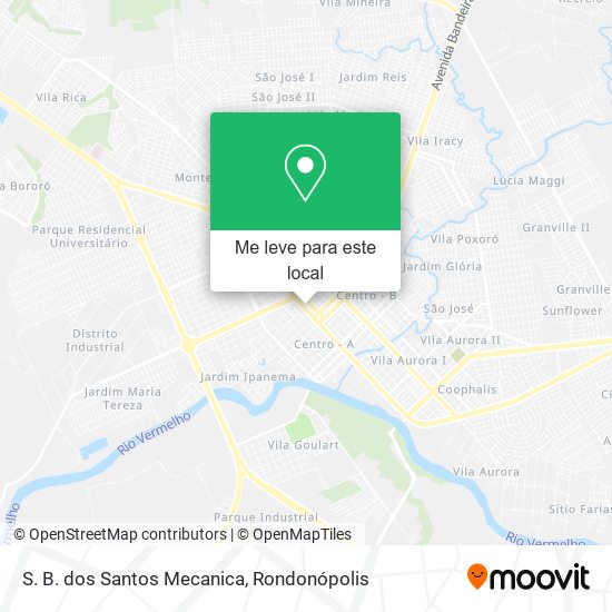 S. B. dos Santos Mecanica mapa