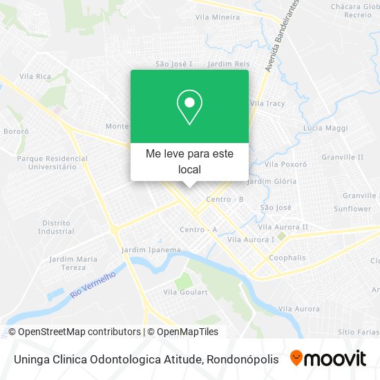 Uninga Clinica Odontologica Atitude mapa