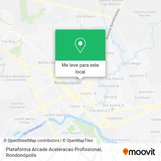 Plataforma Arcade Aceleracao Profissional mapa