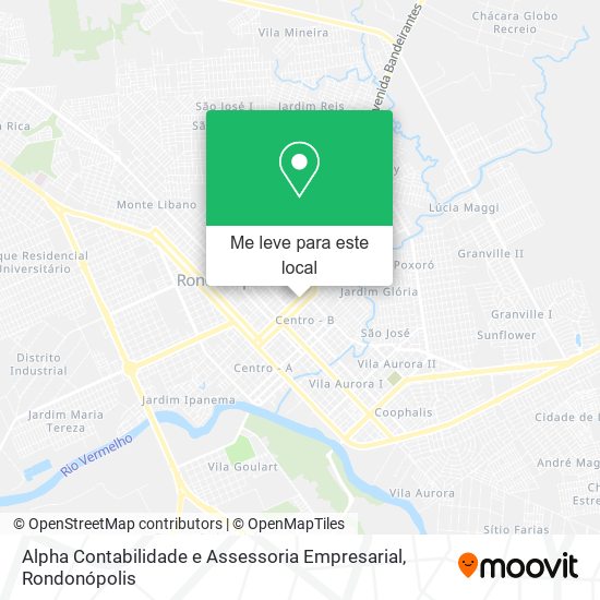 Alpha Contabilidade e Assessoria Empresarial mapa