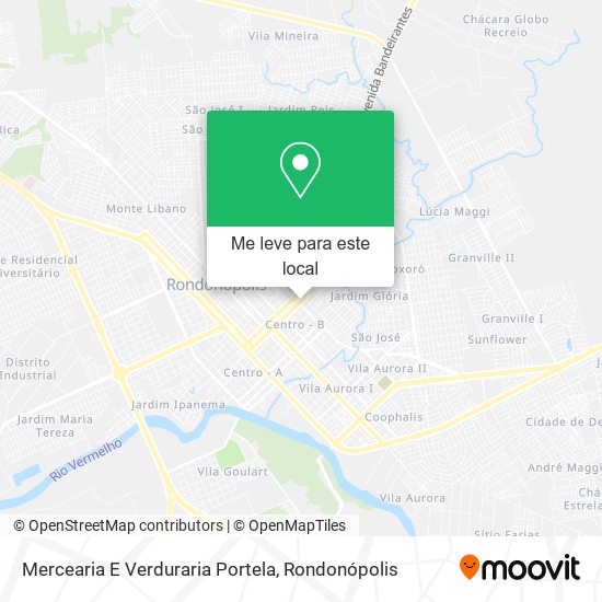 Mercearia E Verduraria Portela mapa