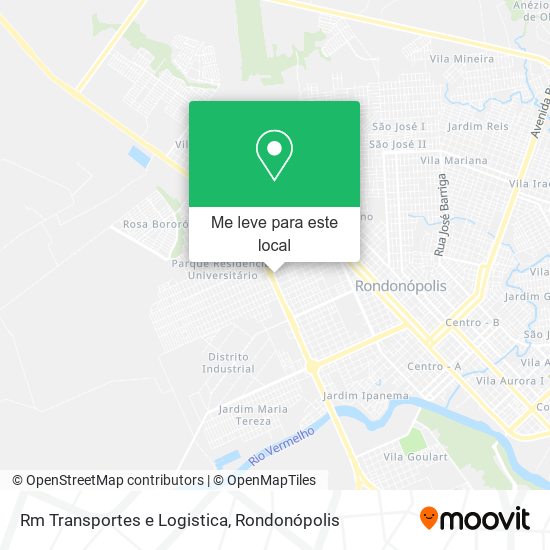 Rm Transportes e Logistica mapa