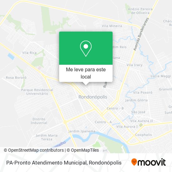 PA-Pronto Atendimento Municipal mapa