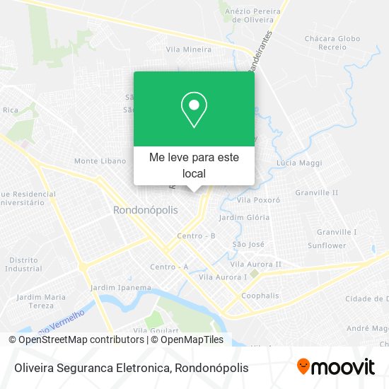 Oliveira Seguranca Eletronica mapa