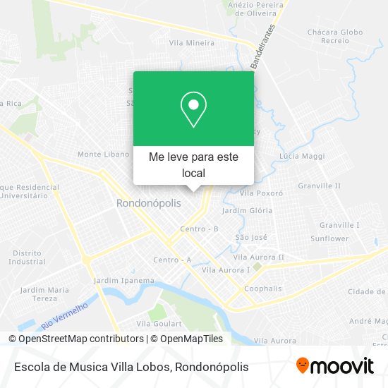 Escola de Musica Villa Lobos mapa