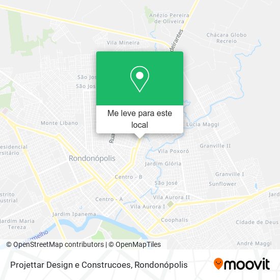 Projettar Design e Construcoes mapa