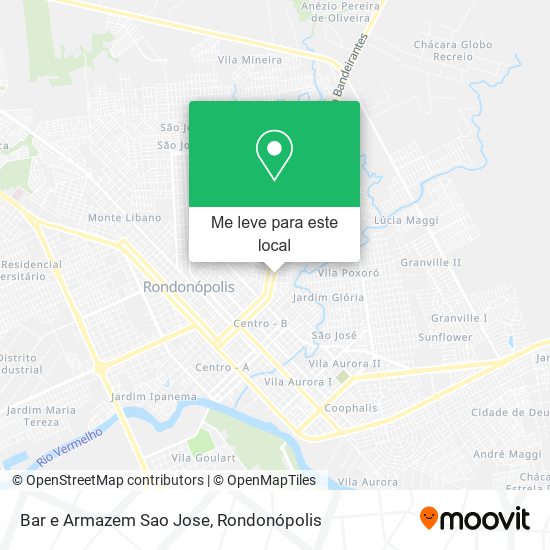 Bar e Armazem Sao Jose mapa