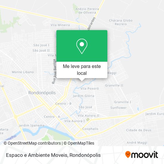 Espaco e Ambiente Moveis mapa