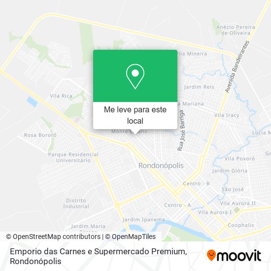 Emporio das Carnes e Supermercado Premium mapa