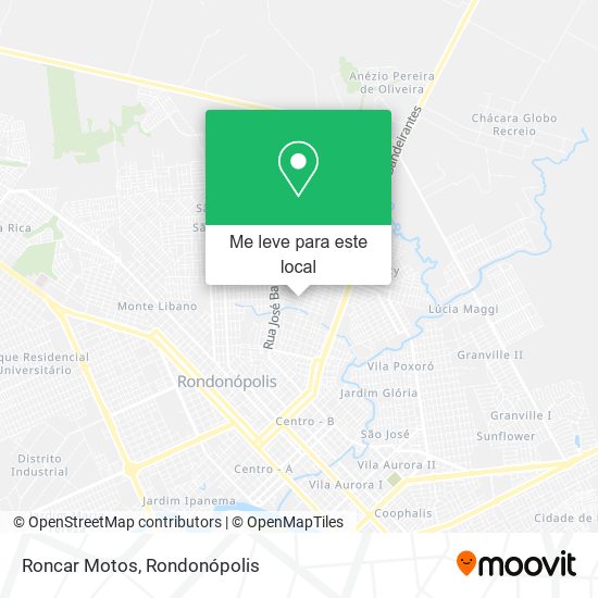 Roncar Motos mapa