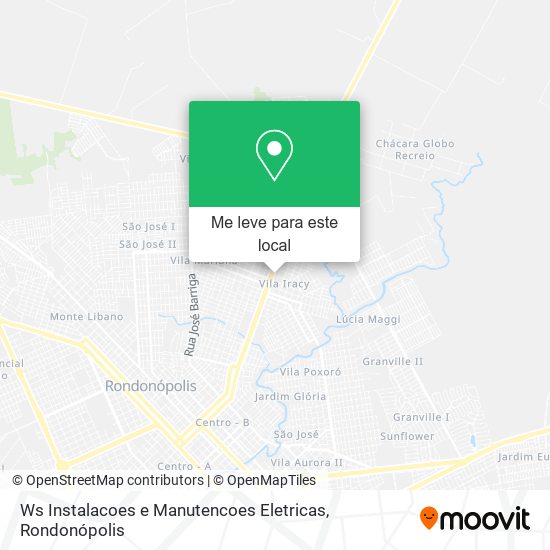 Ws Instalacoes e Manutencoes Eletricas mapa