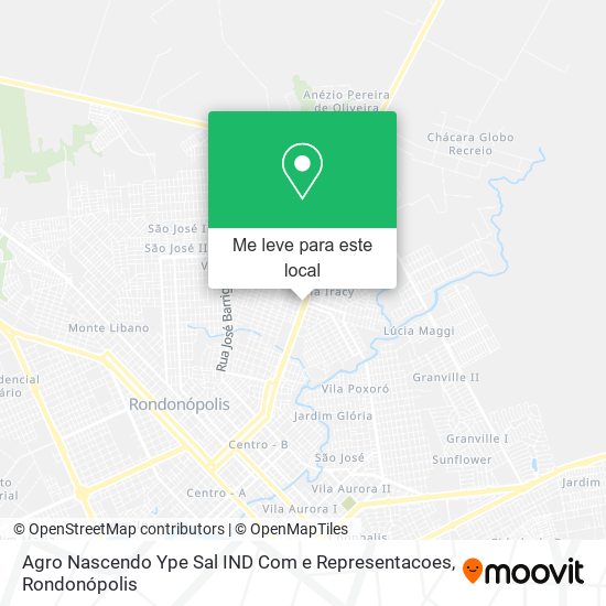 Agro Nascendo Ype Sal IND Com e Representacoes mapa