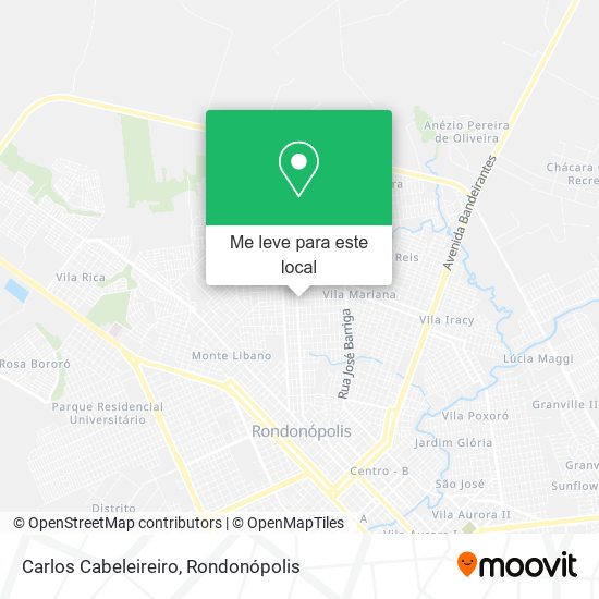 Carlos Cabeleireiro mapa