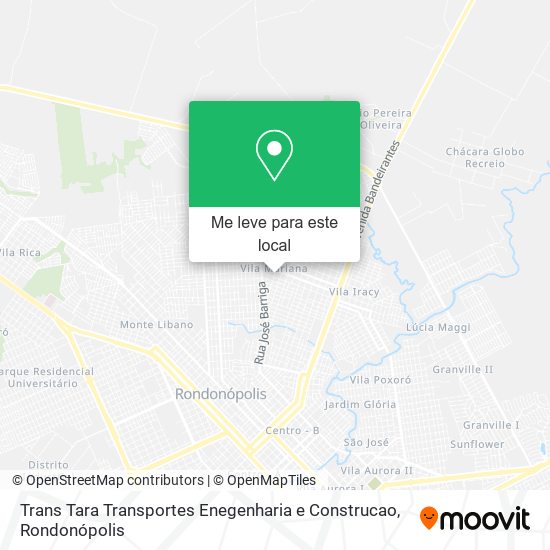 Trans Tara Transportes Enegenharia e Construcao mapa
