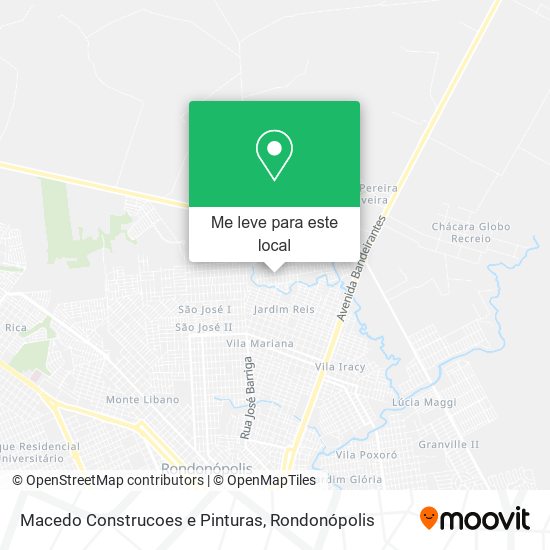 Macedo Construcoes e Pinturas mapa