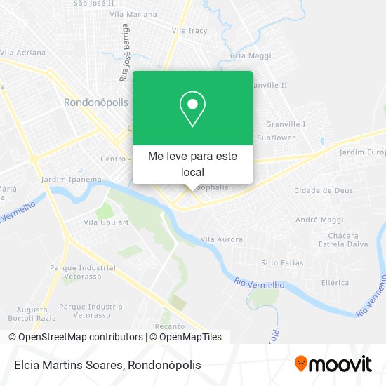 Elcia Martins Soares mapa