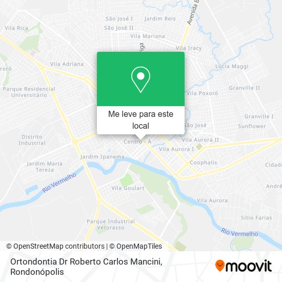 Ortondontia Dr Roberto Carlos Mancini mapa