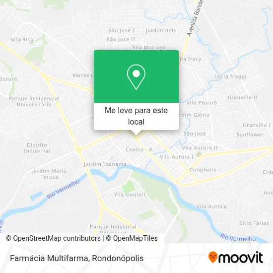 Farmácia Multifarma mapa