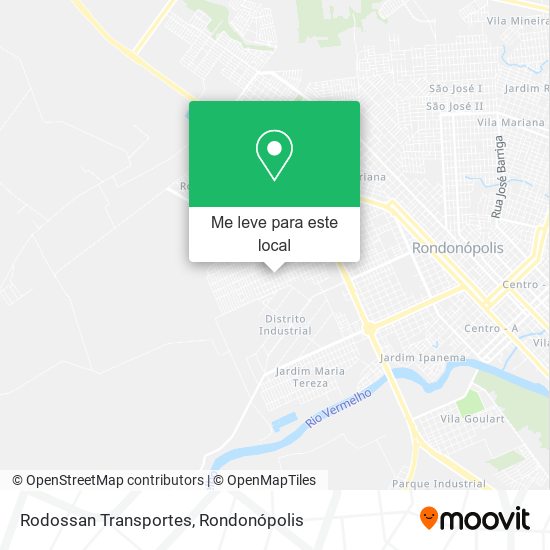 Rodossan Transportes mapa