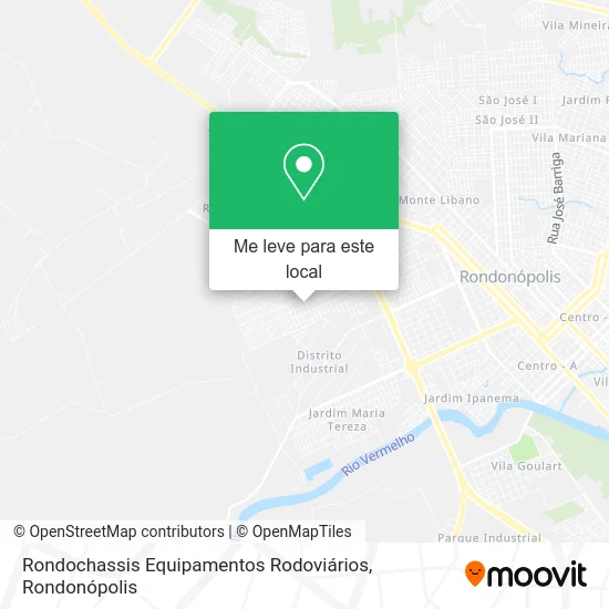 Rondochassis Equipamentos Rodoviários mapa