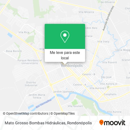Mato Grosso Bombas Hidráulicas mapa