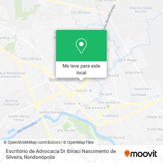 Escritório de Advocacia Dr Ibiraci Nascimento de Silveira mapa