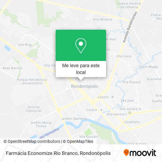 Farmácia Economize Rio Branco mapa
