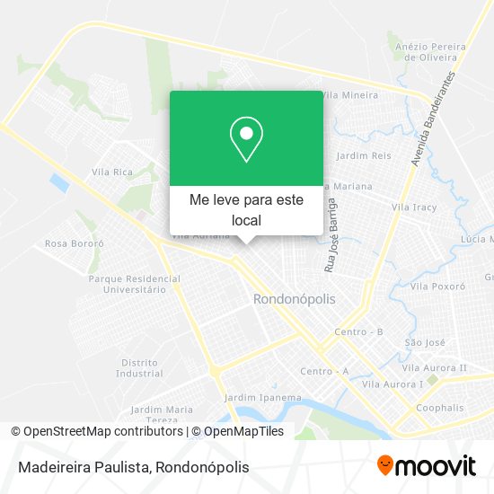 Madeireira Paulista mapa