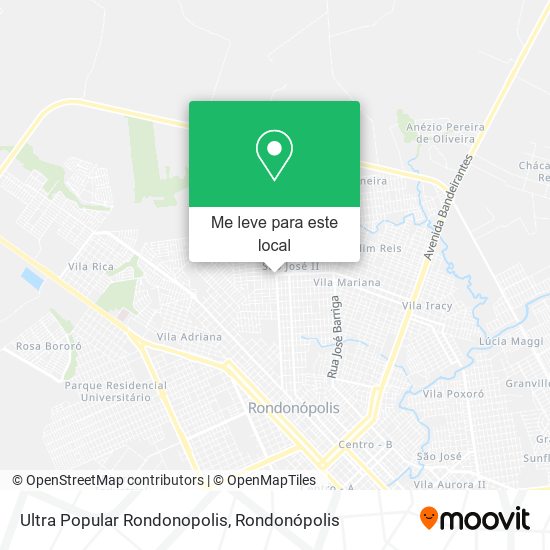 Ultra Popular Rondonopolis mapa
