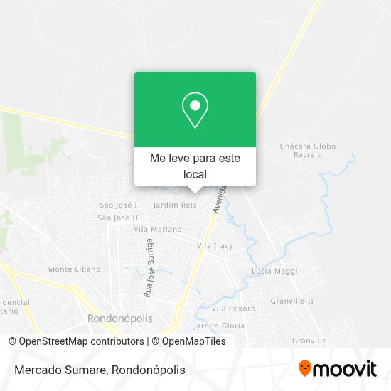Mercado Sumare mapa