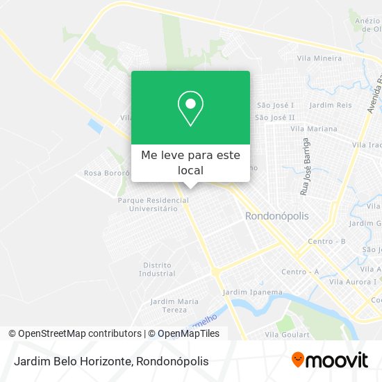 Jardim Belo Horizonte mapa