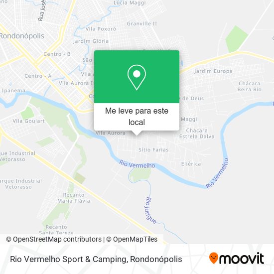 Rio Vermelho Sport & Camping mapa