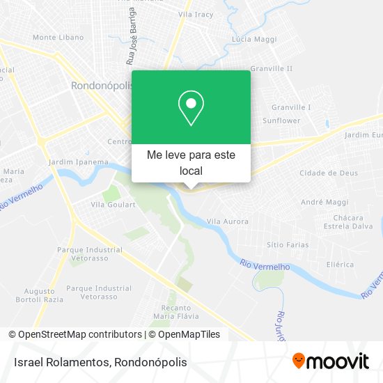 Israel Rolamentos mapa