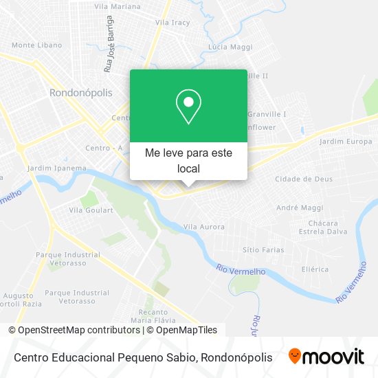 Centro Educacional Pequeno Sabio mapa
