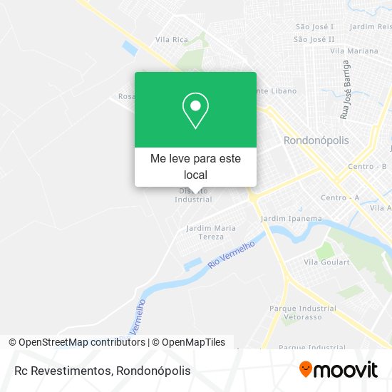 Rc Revestimentos mapa