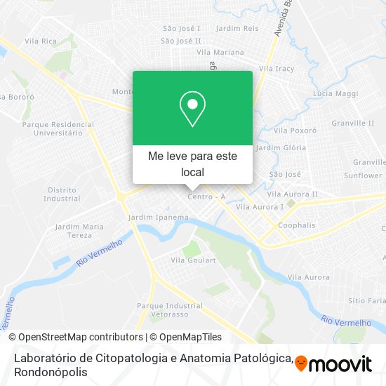 Laboratório de Citopatologia e Anatomia Patológica mapa