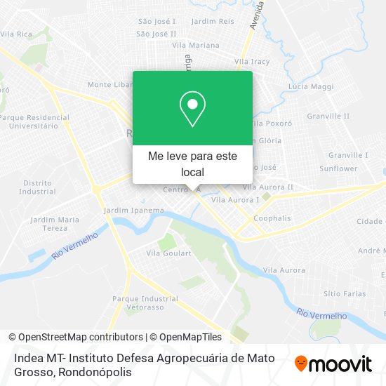 Indea MT- Instituto Defesa Agropecuária de Mato Grosso mapa