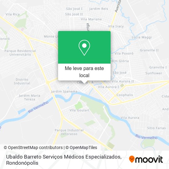 Ubaldo Barreto Serviços Médicos Especializados mapa