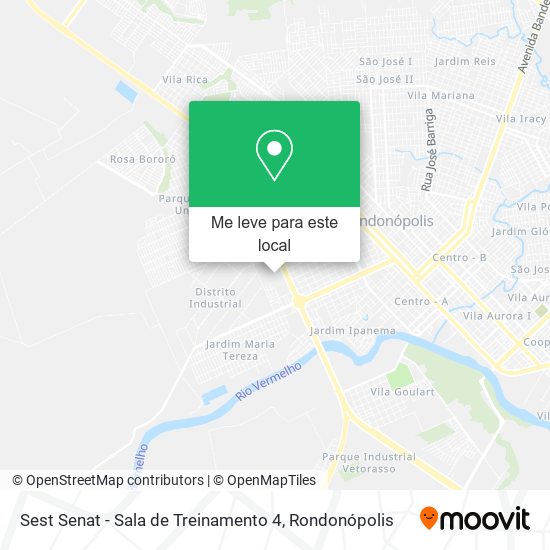 Sest Senat - Sala de Treinamento 4 mapa