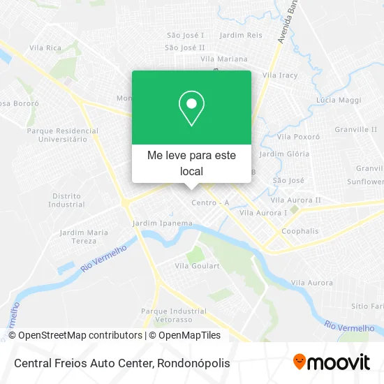 Central Freios Auto Center mapa