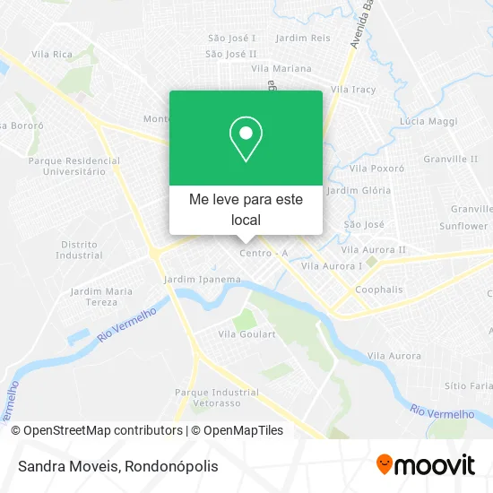 Sandra Moveis mapa