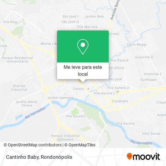 Cantinho Baby mapa