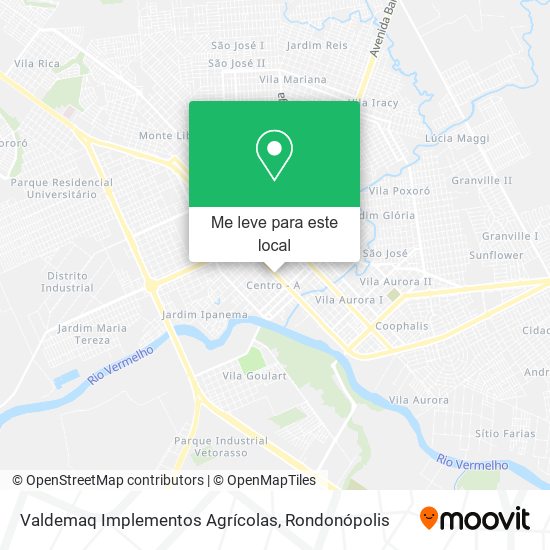 Valdemaq Implementos Agrícolas mapa