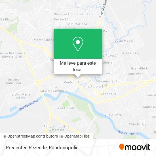 Presentes Rezende mapa