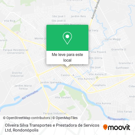 Oliveira Silva Transportes e Prestadora de Servicos Ltd mapa