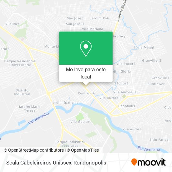 Scala Cabeleireiros Unissex mapa