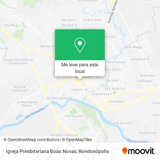 Igreja Presbiteriana Boas Novas mapa