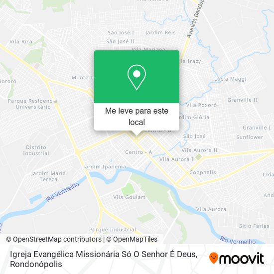 Igreja Evangélica Missionária Só O Senhor É Deus mapa
