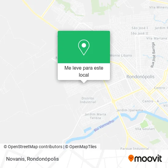 Novanis mapa